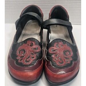 Naot Shoes Womens 37 Us 6 Matai Mary Janes Volcanic Red Leather  Boho Hippie
